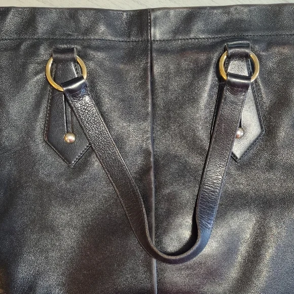 Yves Saint Laurent Elegant Black Tote and Wallet - Picture 12 of 13